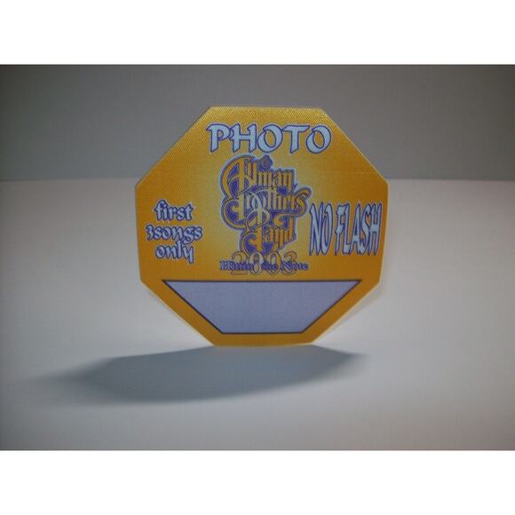 Greg Allman Brothers Band Backstage Pass 2003 Tour Original Rock Music Gift - Picture 4 of 4